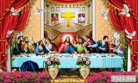 Tranh dán tường thiên chúa giáo T321-396